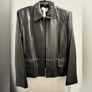 Liz Claiborne leather jacket size 16